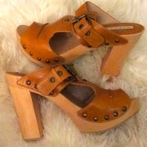 NEW ✨ PURA LOPEZ 👠 sandal mule Nude